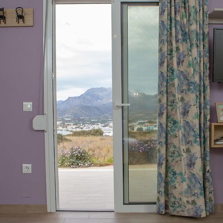 Studio Athena With Panoramic View Of Makrygialos Appartement Pilalímata Buitenkant foto