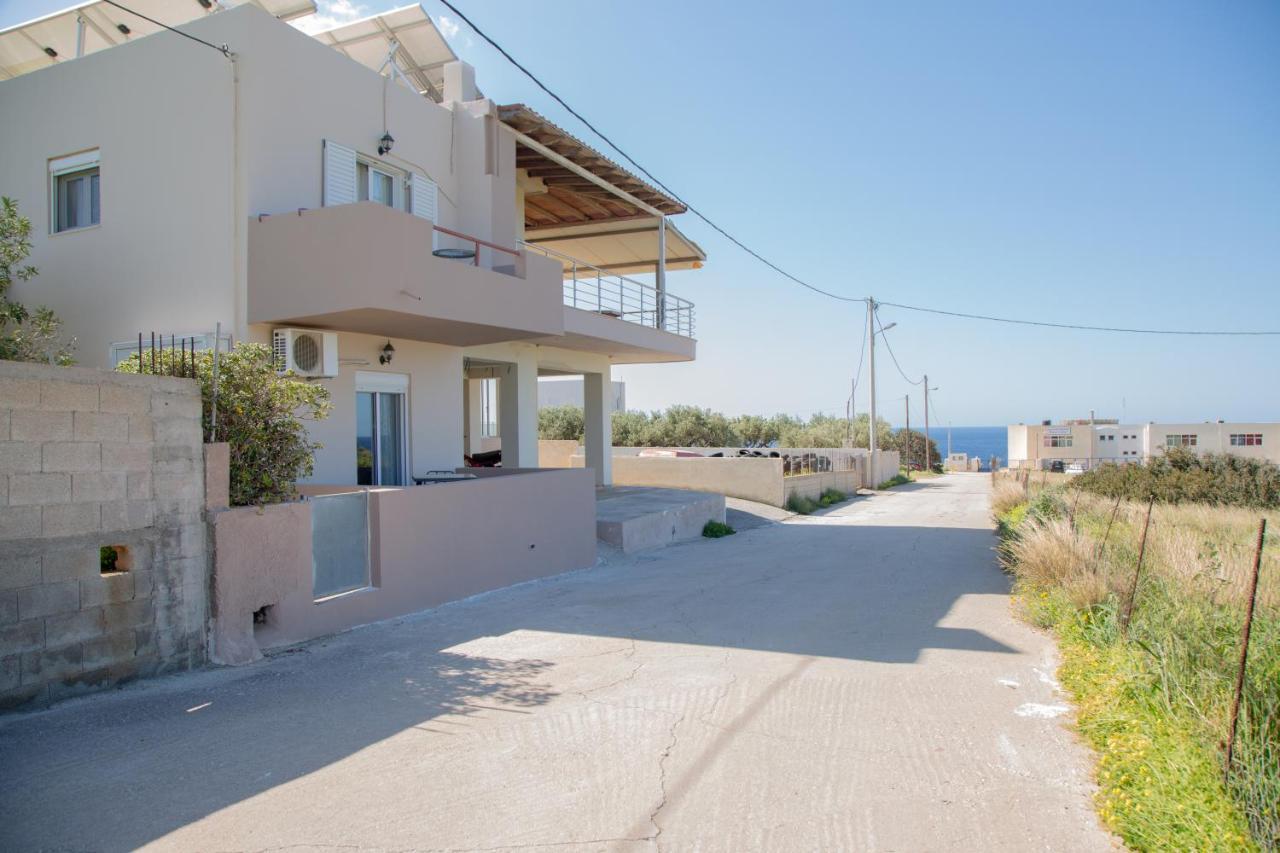 Studio Athena With Panoramic View Of Makrygialos Pilalímata Buitenkant foto