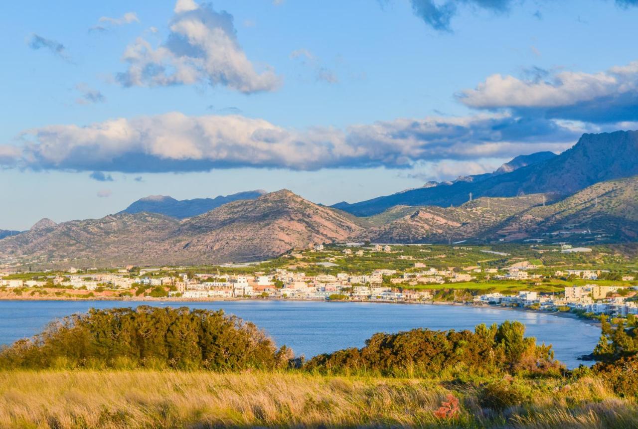 Studio Athena With Panoramic View Of Makrygialos Pilalímata Buitenkant foto